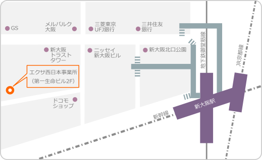 西日本事業所地図