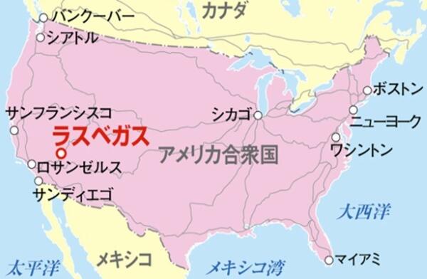ラスベガスの地図