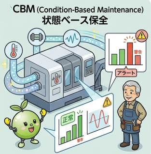 CBM（状態ベース保全）イメージイラスト