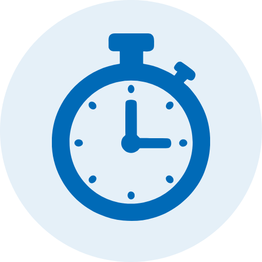 実環境での転送時間短縮 アイコン